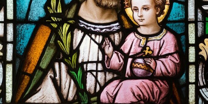 Jesus Christ wall painting